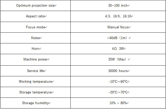 The new cross-border projector P30 mini Home 4K Dual WIFI Bluetooth portable projector pic 3