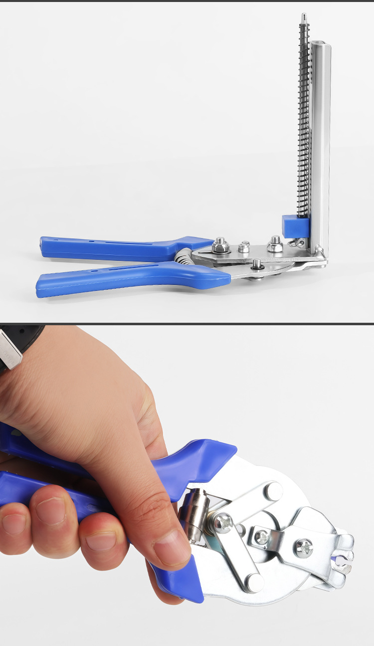 Special clamping pliers for poultry cage nets, M-type manual assembly tools for rabbit cages, reinforced cage binding pliers, labor-saving and durable pic 9