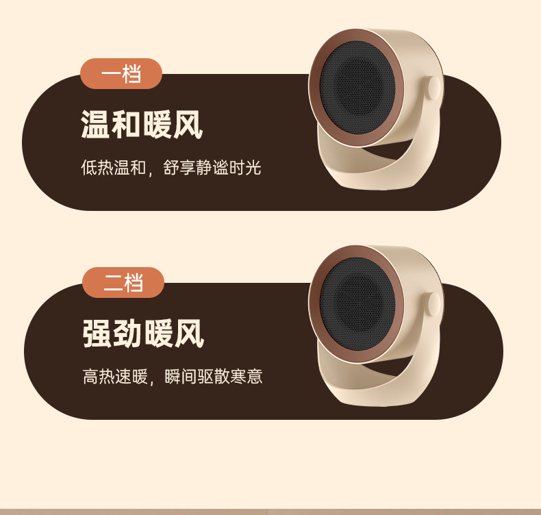 跨境桌面暖风机家用小型办公宿舍台式便携电暖器大功率速热取暖器详情27