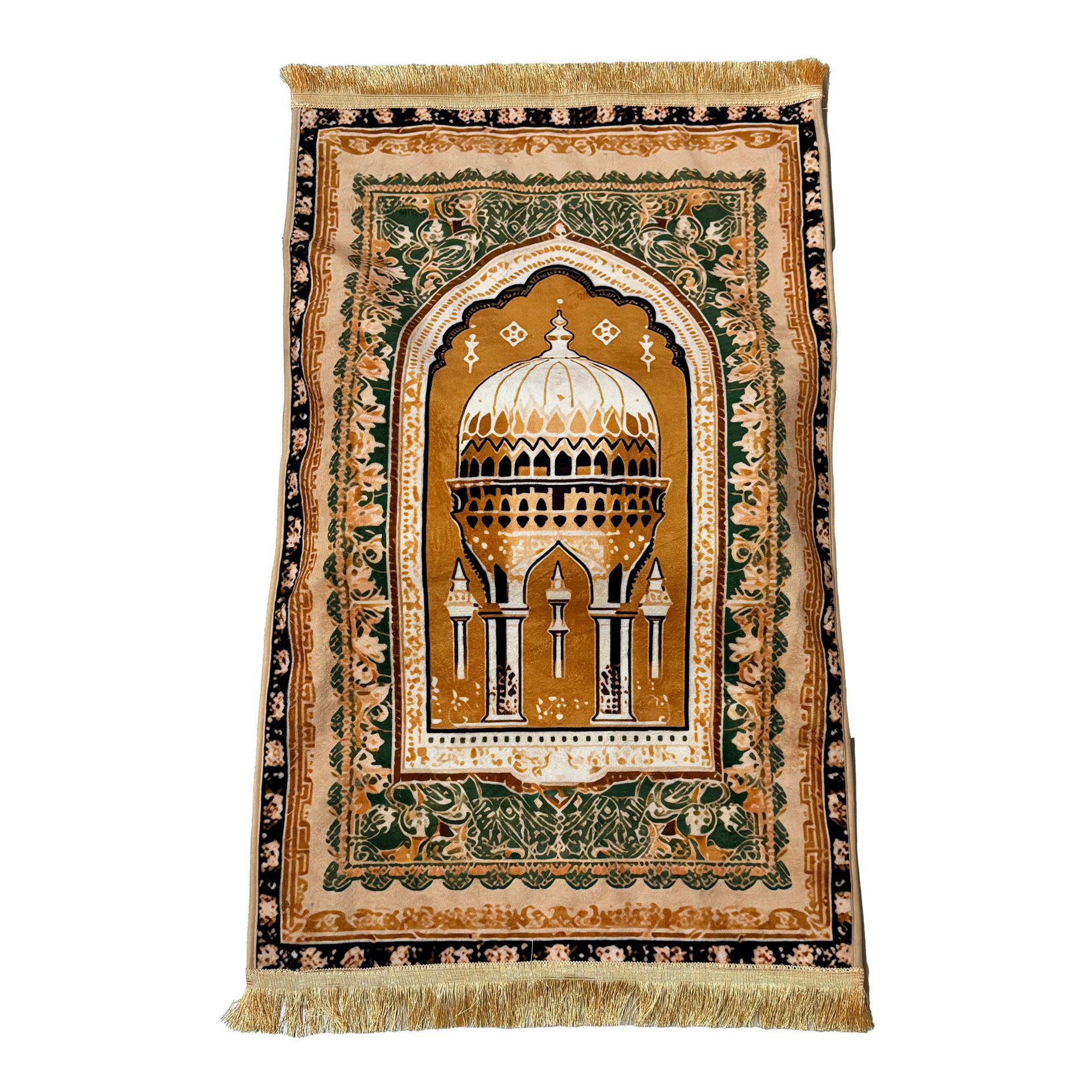 New 8cm thick Amazon cross-gift scene prayer carpet living room prayer and thick prayer velvet printed cushion pic 14