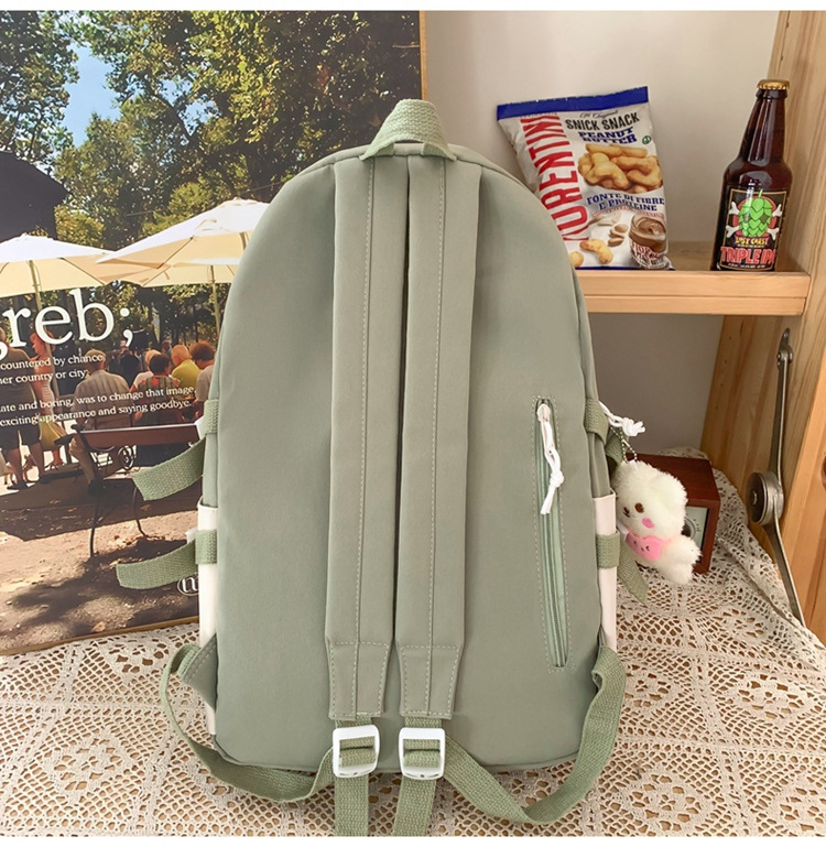 小清新书包女初中生高颜值可爱小学生双肩包中学生大容量轻便背包详情18
