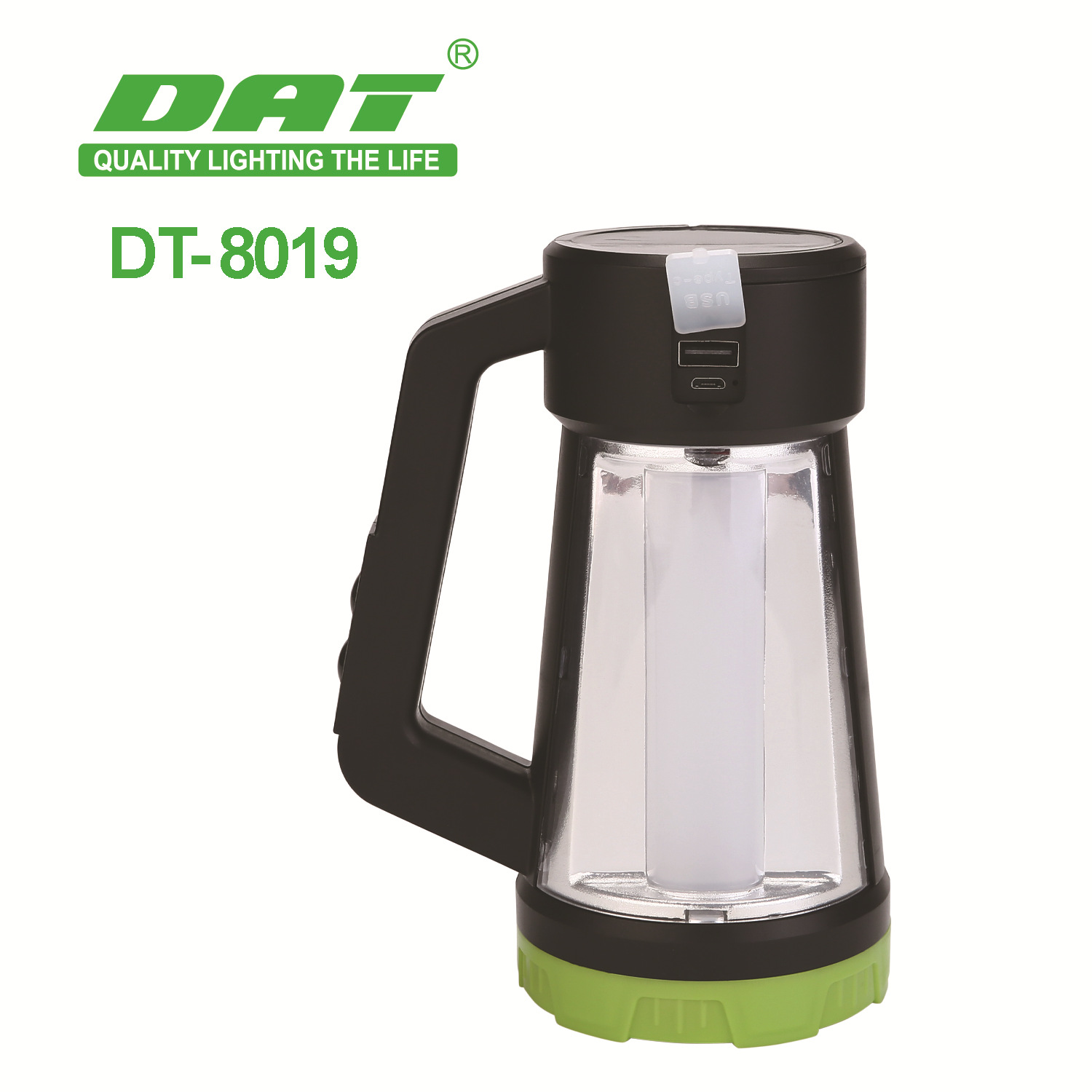 DT-8019户外探照灯手持便携式野营灯LED双侧灯管照明可应急充电详情3