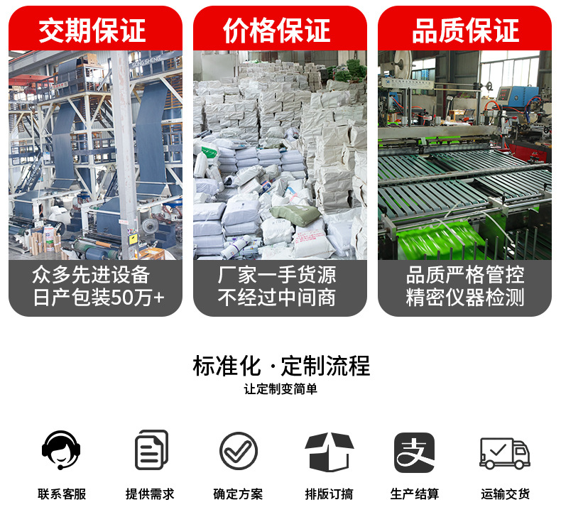 物流打包编织袋加厚耐用大号搬家蛇皮袋化肥饲料专用装沙大容量袋详情7