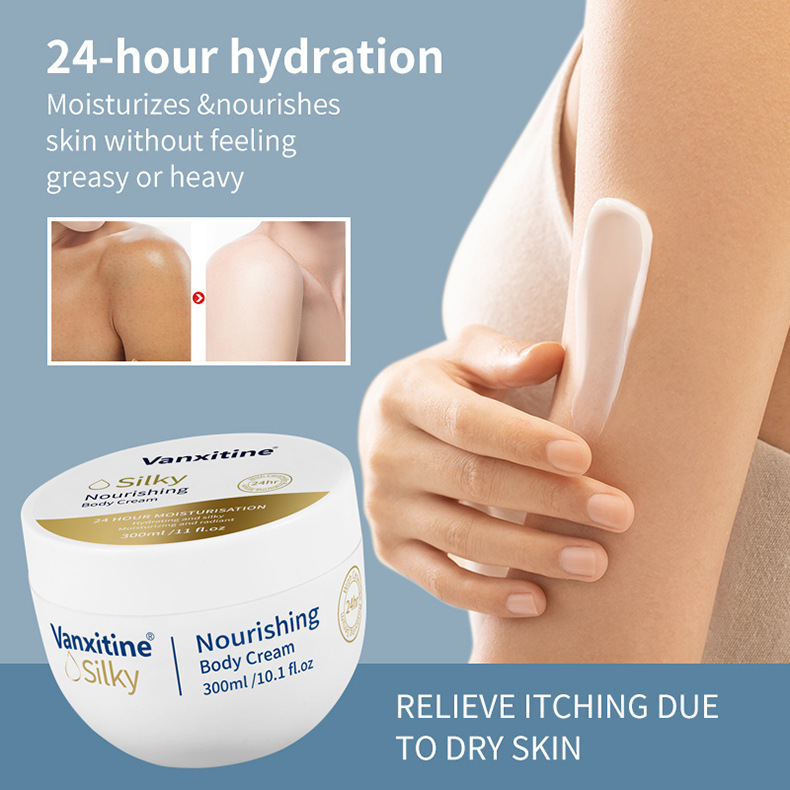 Cross-border Body lotion large white bowl Body lotion Moisturizing Dry Skin Moisturizing Fragrance Moisturizing Cream 300ml export pic 8