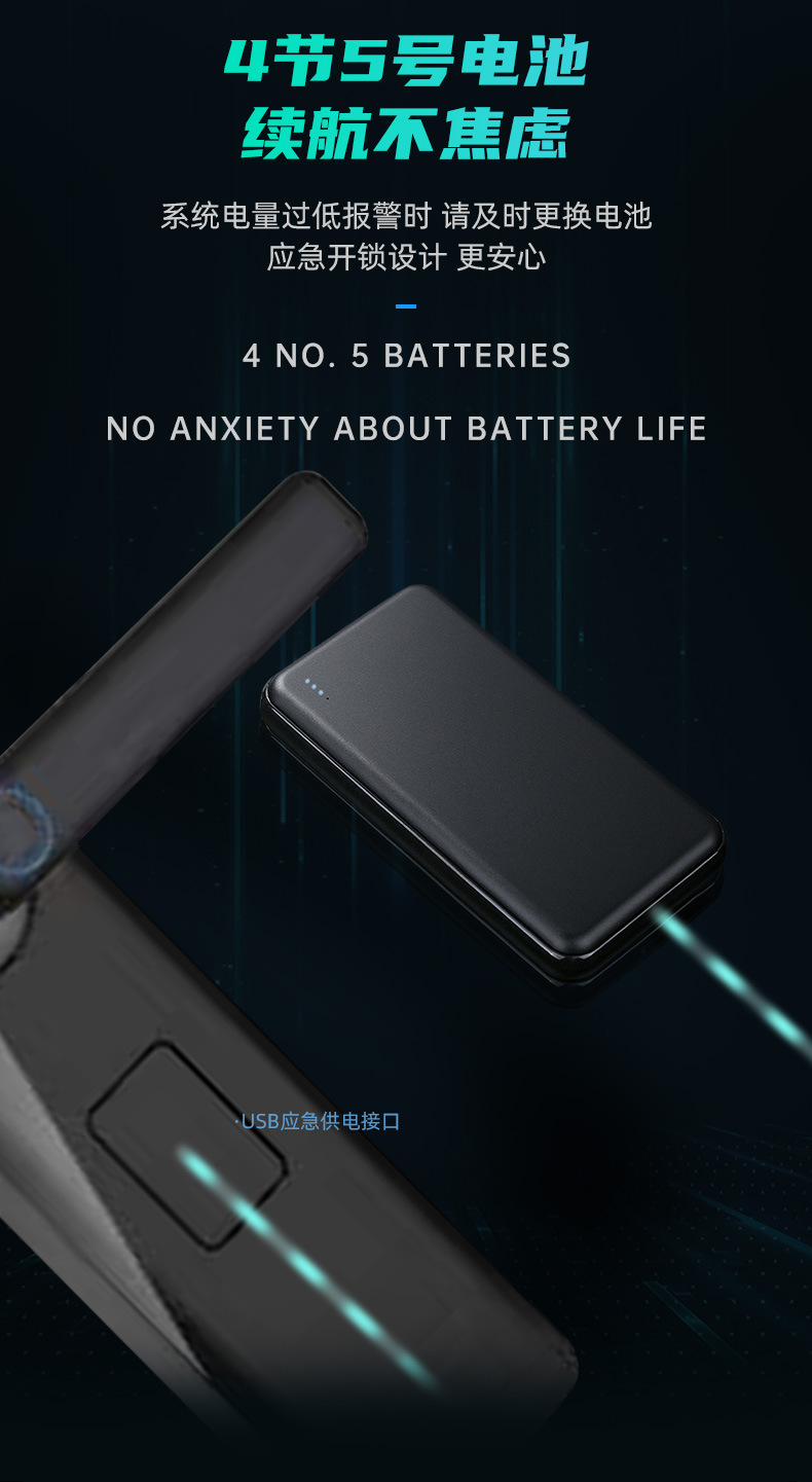 Xindi smart lock, fingerprint lock, smart door lock, home security door, entrance door, apartment lock, hotel lock, password lock body pic 8