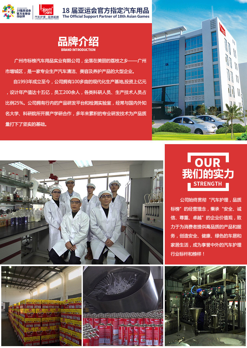 标榜汽车多功能泡沫清洁剂  车用内饰清洗剂 皮座椅用免水洗去污详情27