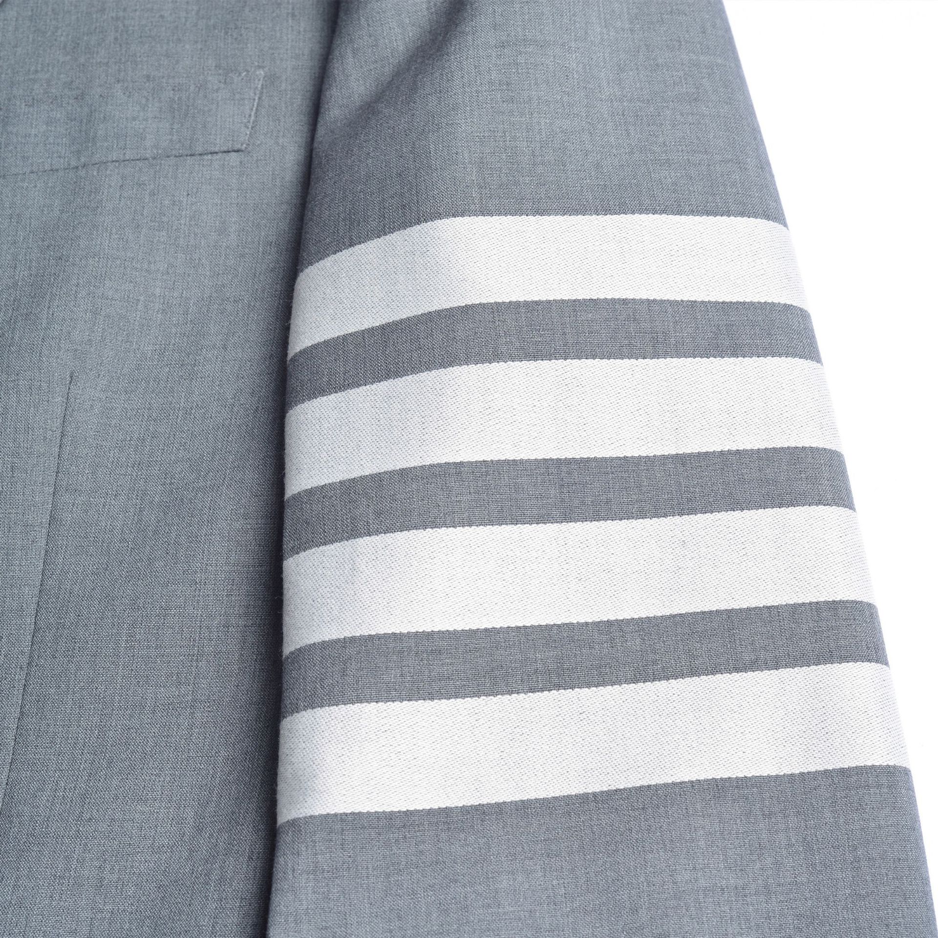 TB新款休闲男士春秋季休闲羊毛西服外套商务时尚四杠男士西服详情19