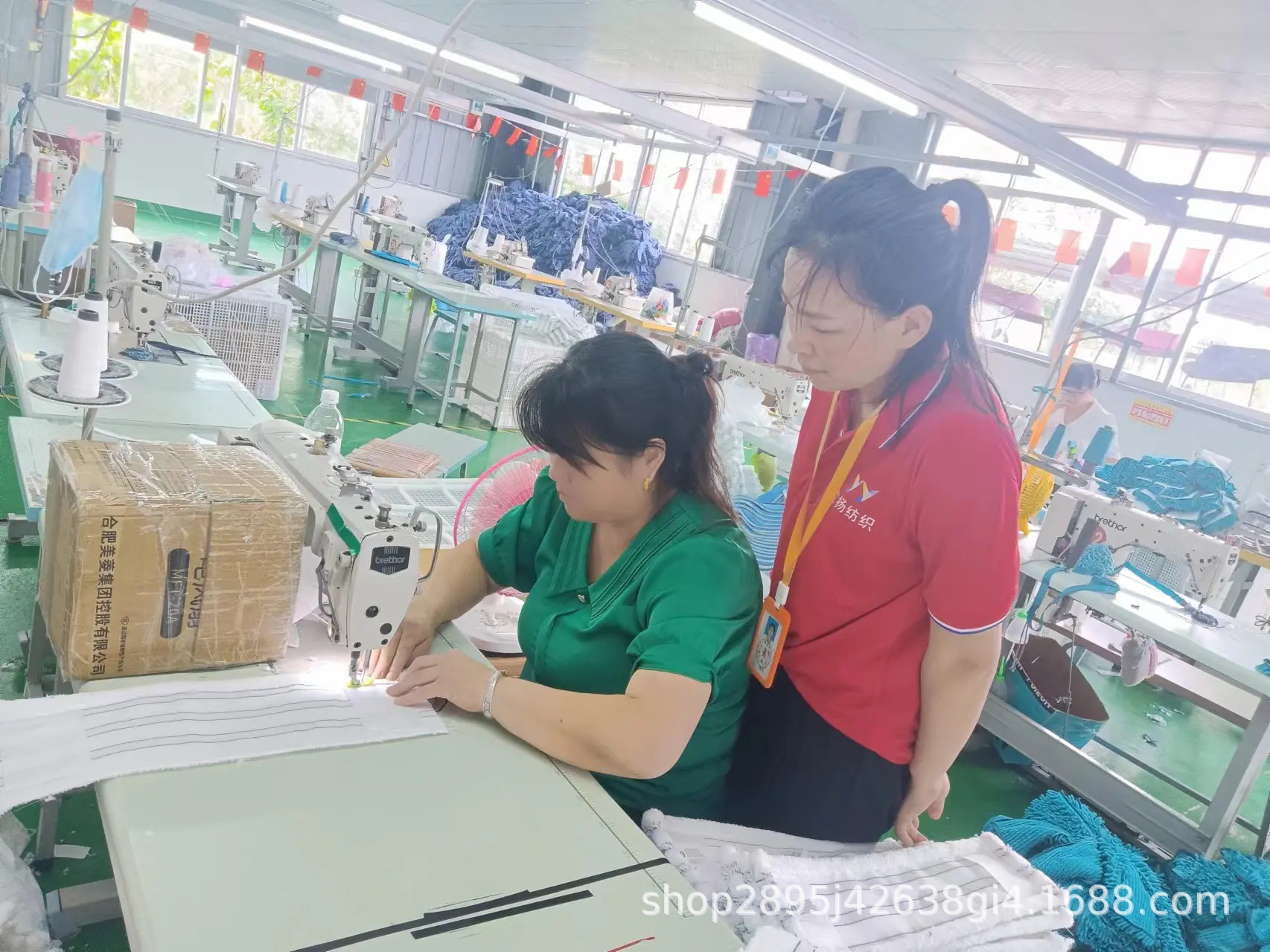 工厂专业定制各种尺寸各种重量超细纤维雪尼尔拖把布套详情11