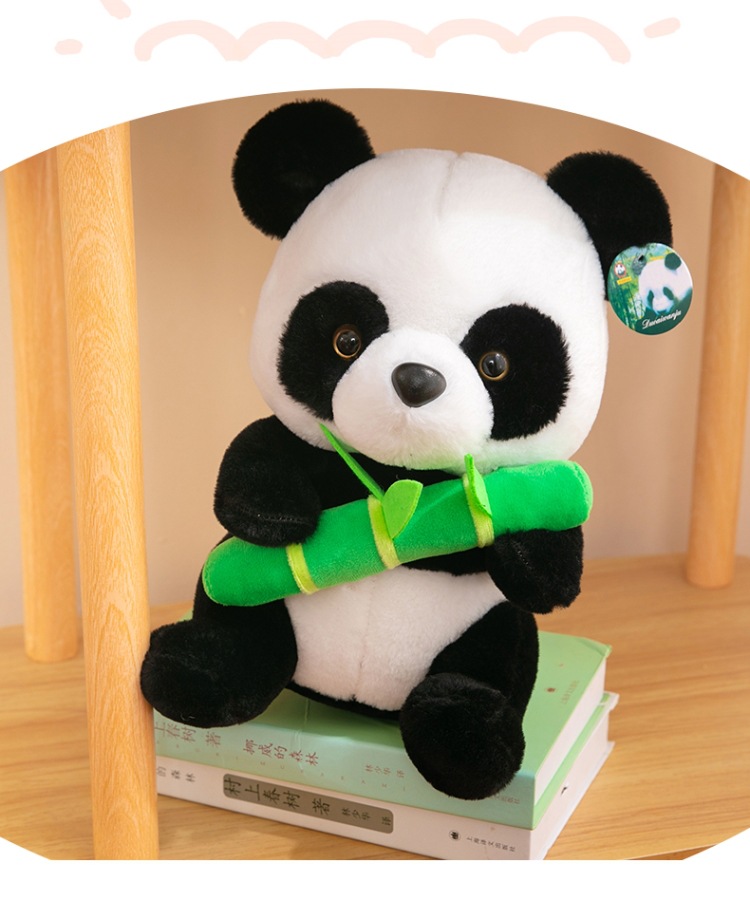 国潮熊猫公仔毛绒玩具大号玩偶布娃娃可爱活动礼品批发可做logo详情11
