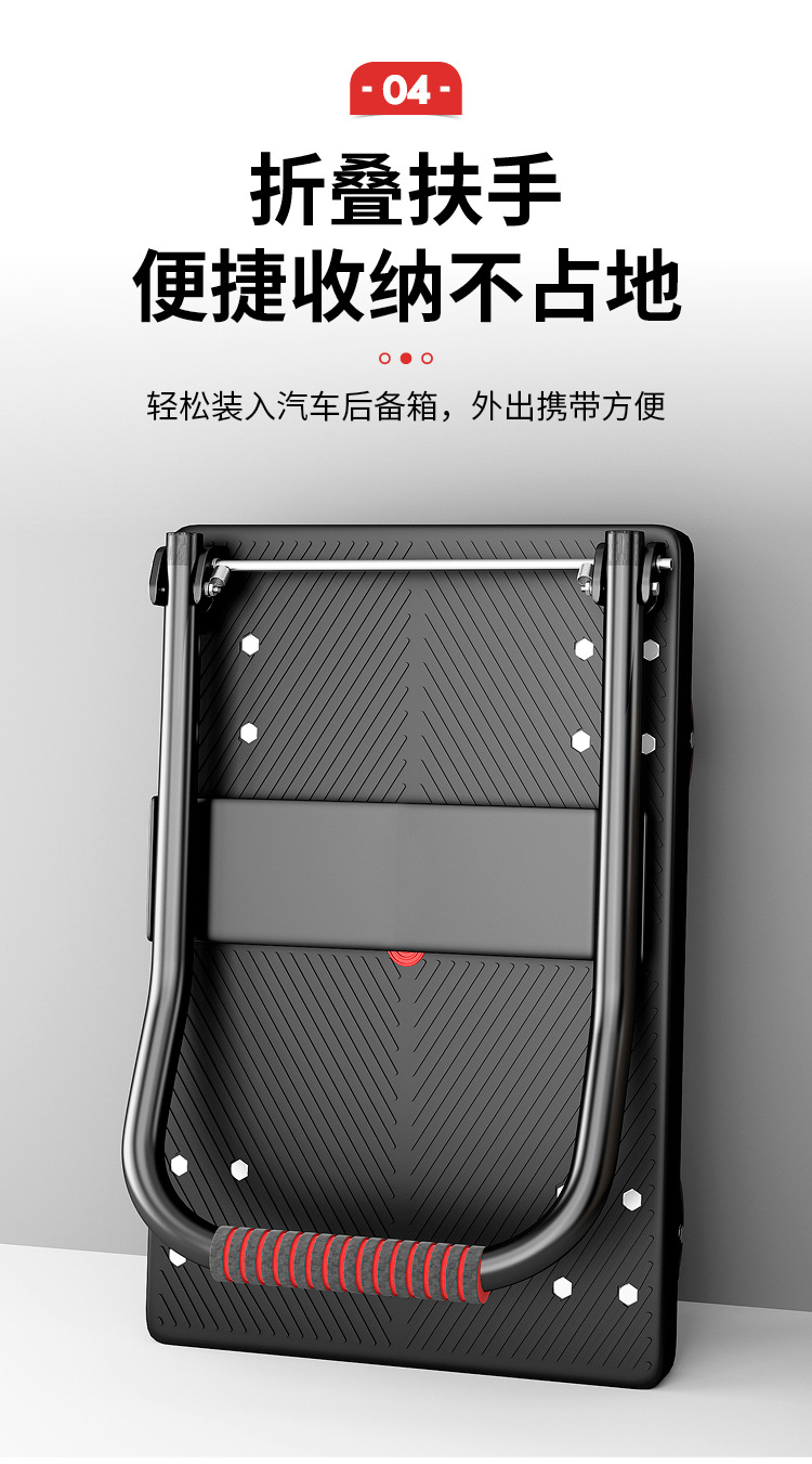 静音四轮平板车折叠拉货车搬运小推车买菜小拖车手推车搬家小拉车详情8