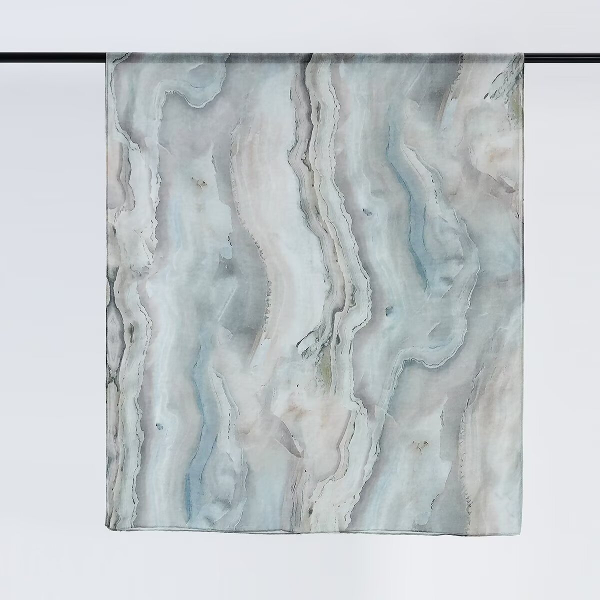 Hot-selling watercolor tie-dyed cotton scarf, Arabian modal cotton, Turkish Middle East headscarf, Internet celebrity style pic 25