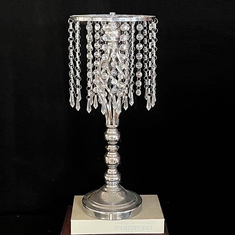 Wedding props, table flowers, crystal candlesticks, twisted flower ornaments, accessories, Western dining table decorations, electroplated road leads, cross-border consignment pic 15