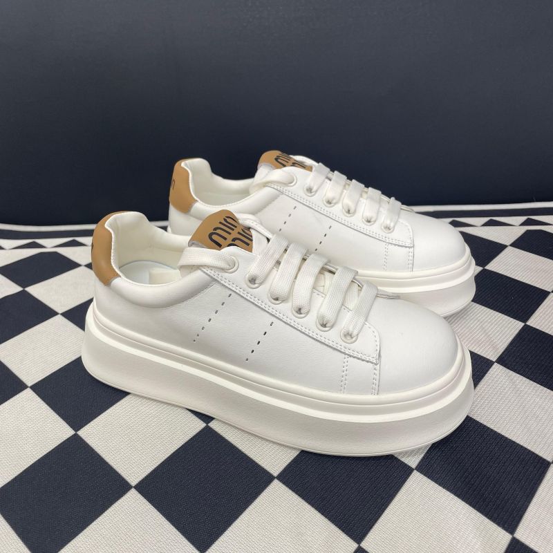 发泡底真皮小白鞋女2024春秋新款简约百搭厚底板鞋休闲学院风女鞋详情17