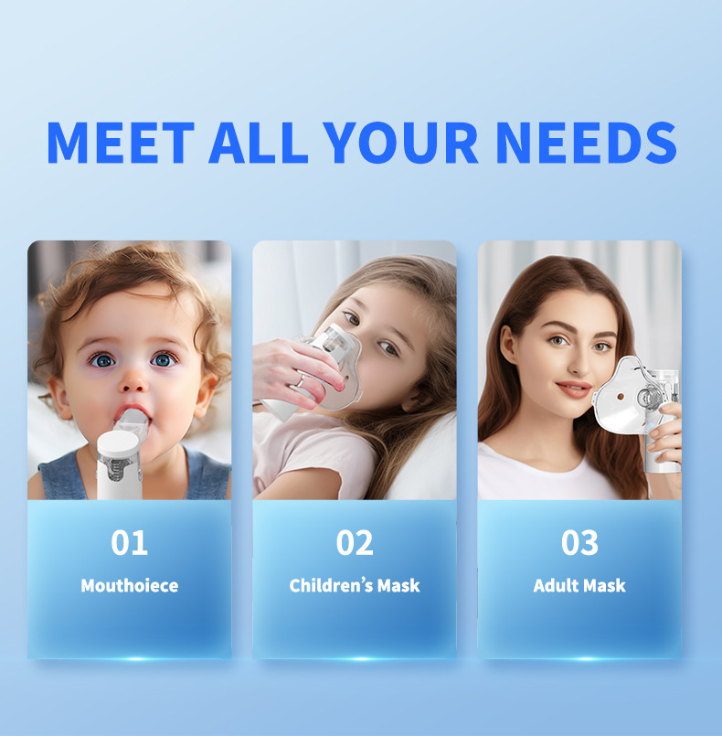 私模手持便携式雾化器超声波微网雾化机nebulizer家用儿童雾化器详情5