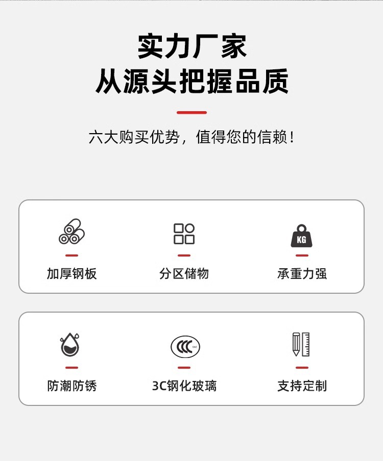 不锈钢加油站器材存放柜室内外微型消防柜应急物资柜车间消防箱子详情2