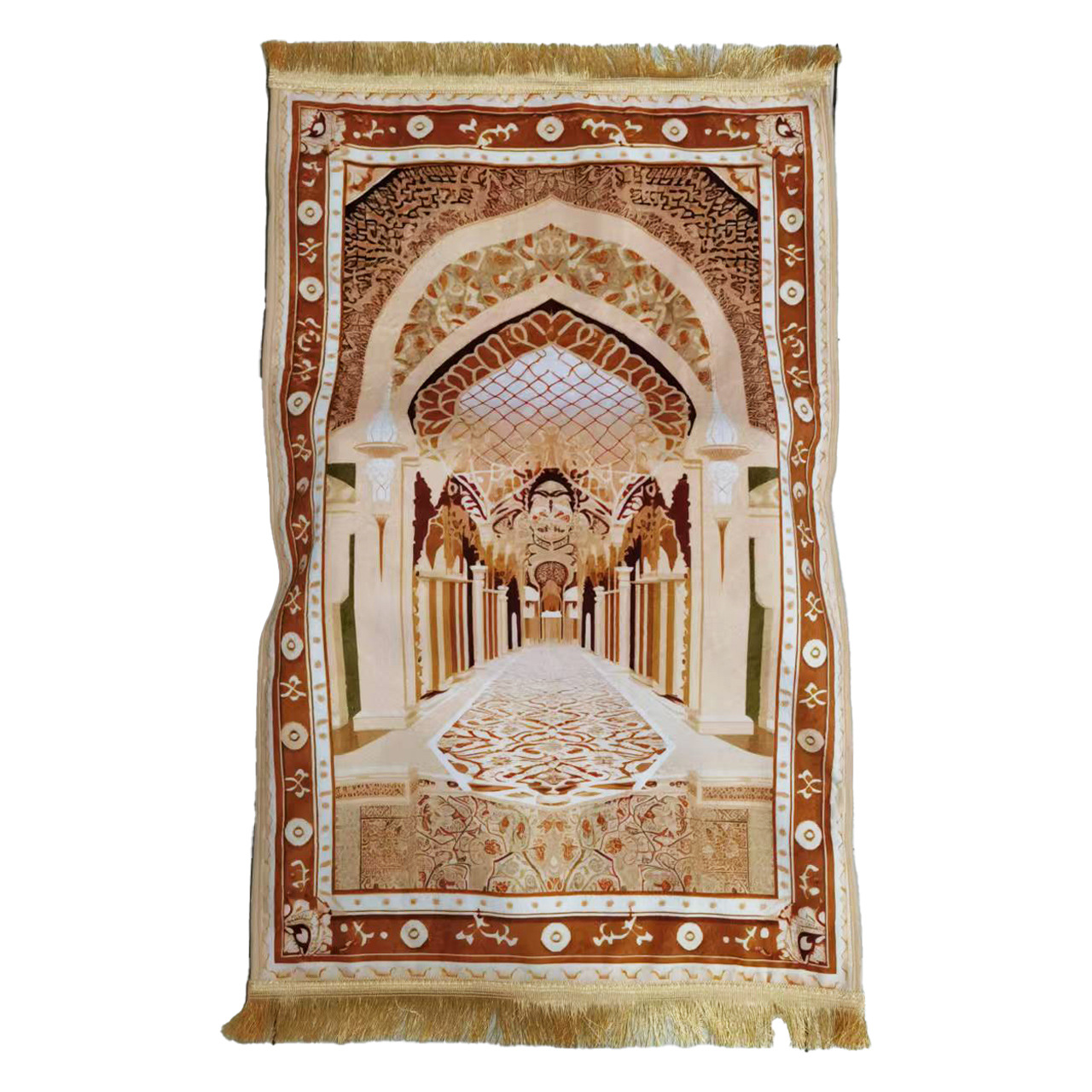 New 8cm thick Amazon cross-gift scene prayer carpet living room prayer and thick prayer velvet printed cushion pic 16