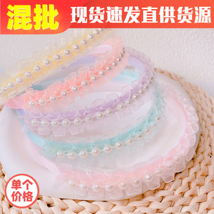 义乌地摊头发饰品2元文具店批发网红女宽边镶钻高颅顶发箍头箍G21详情32