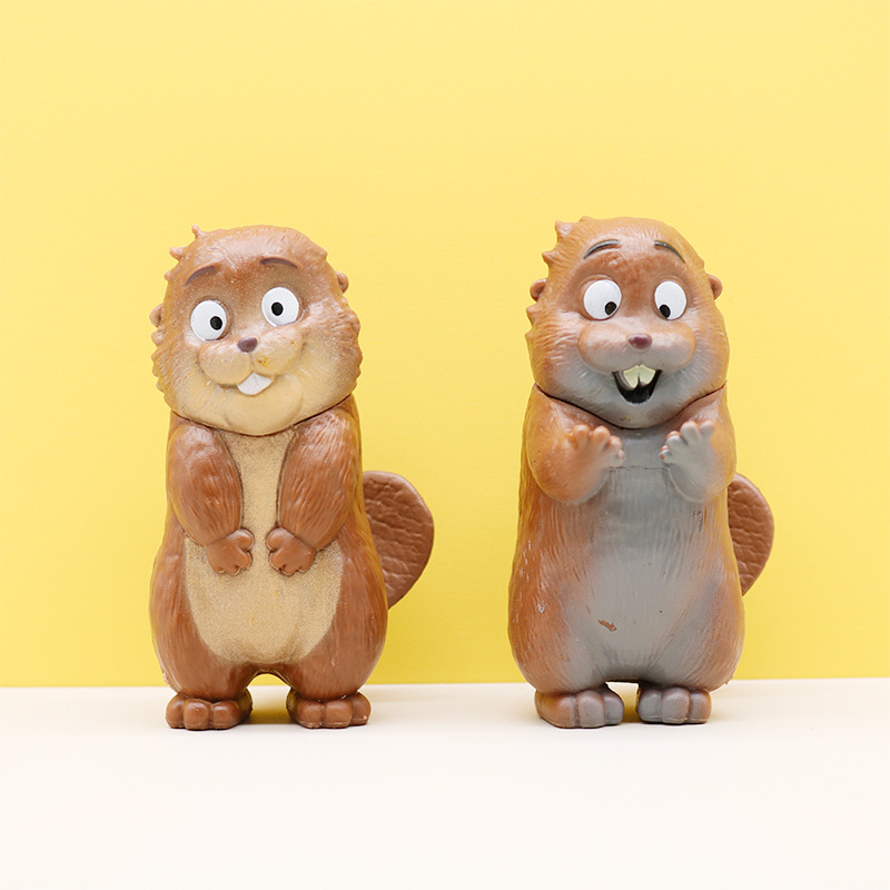 AI toy Crying Horse, anime character animal doll, Horse Year gift box, beaver transformation toy pic 3