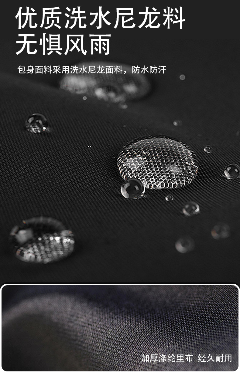 Cross-border high-end waterproof and wear-resistant single-shoulder crossbody bag, multi-functional lightweight casual outdoor sports running waist bag pic 8