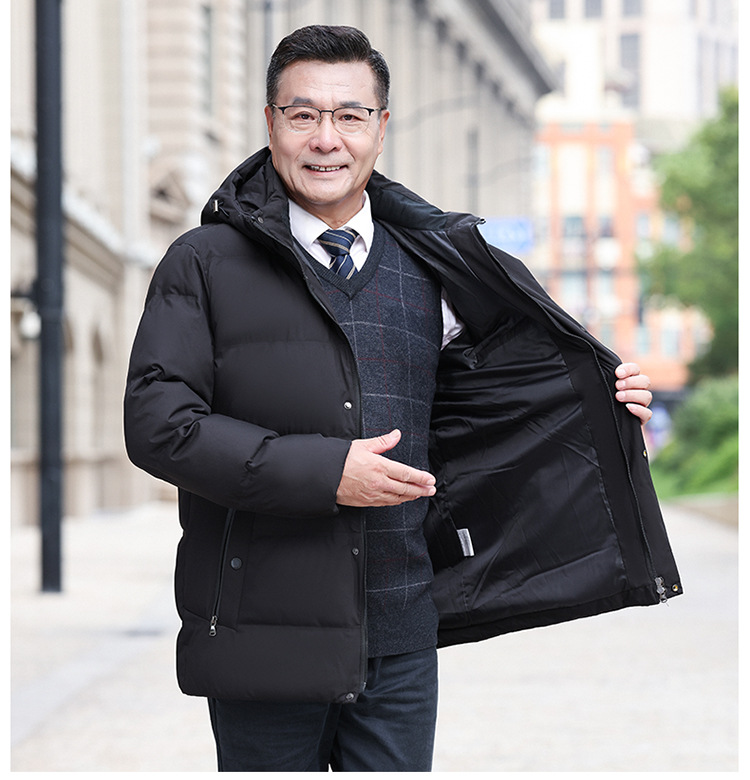 新品中老年人羽绒服男短款加厚2024冬装老年父亲爸爸鸭绒保暖外套详情25