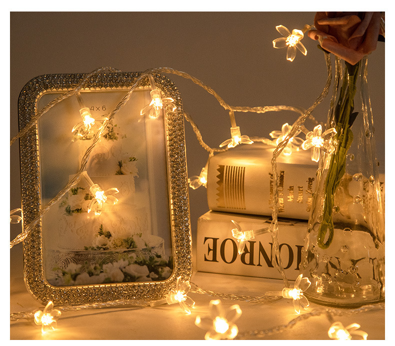 led lights, star lights, decorative atmosphere lights, Christmas copper wire lights, LED light strings, small lights, flower bouquets, camping bulb light strings pic 38