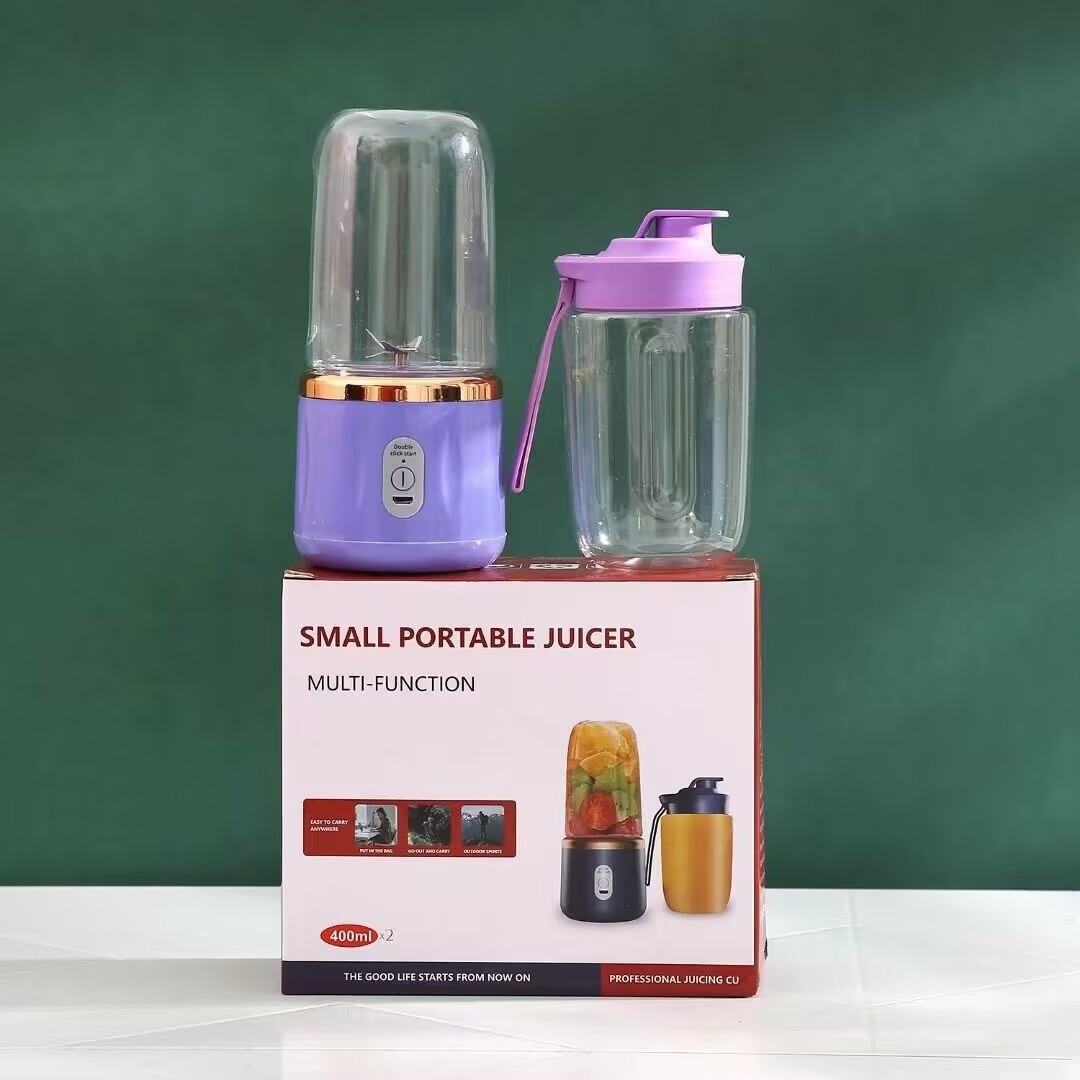 Cross-border six-blade fully automatic multi-functional juicer, portable rechargeable small household water juice pic 11