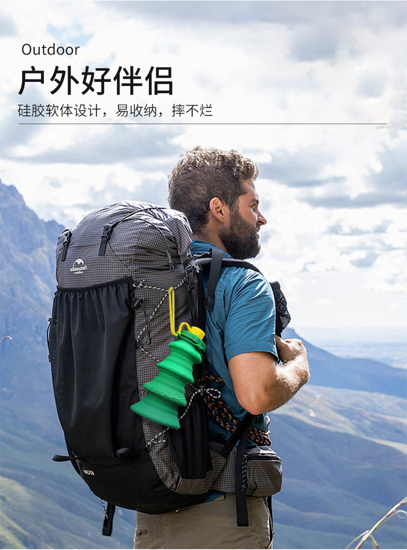 跨境新款节日南瓜水杯大容量便携登山运动水壶万圣节圣诞树款成人适用详情10