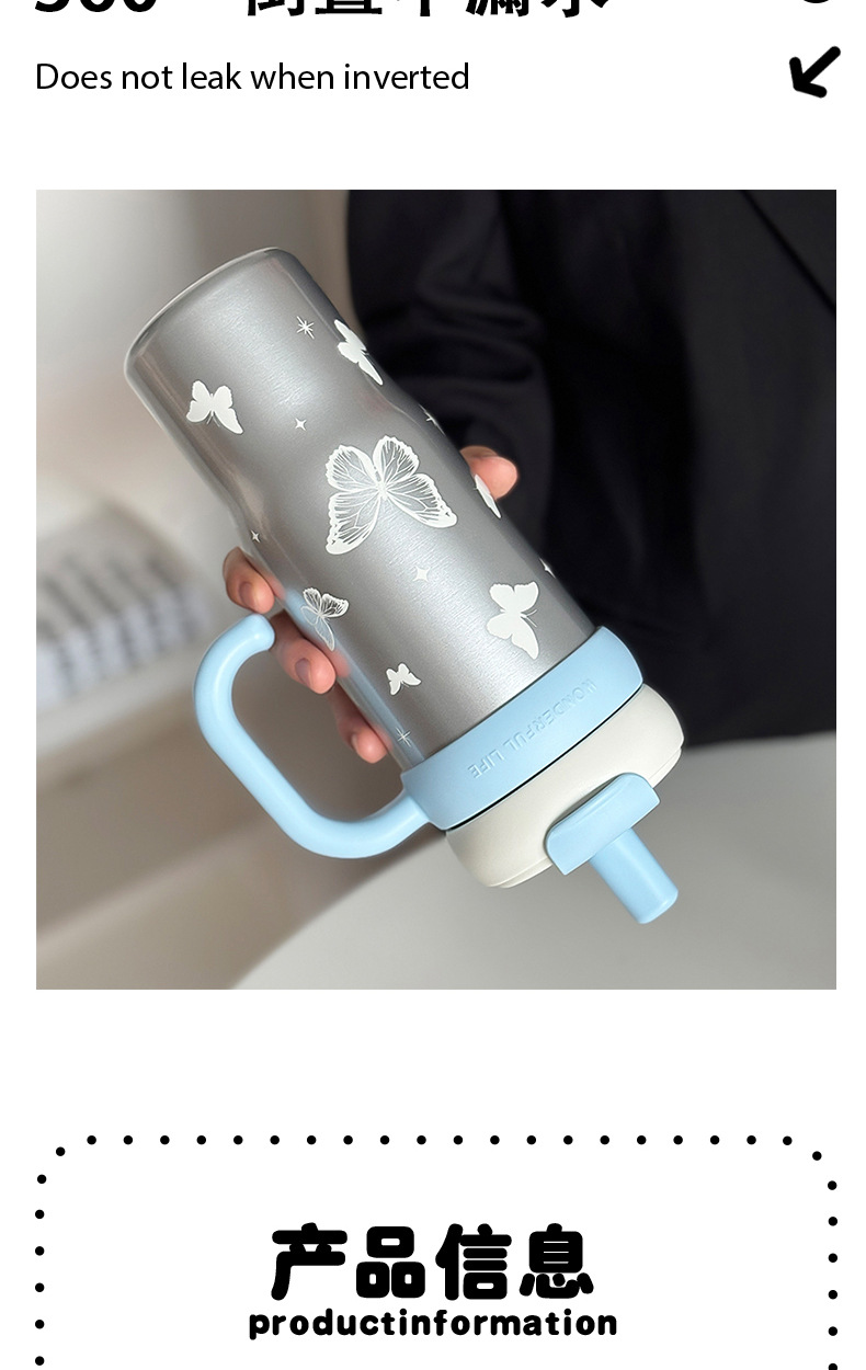 巨无霸水杯大容量耐高温女生运动水壶大号tritan高颜值吸管冰霸杯详情7