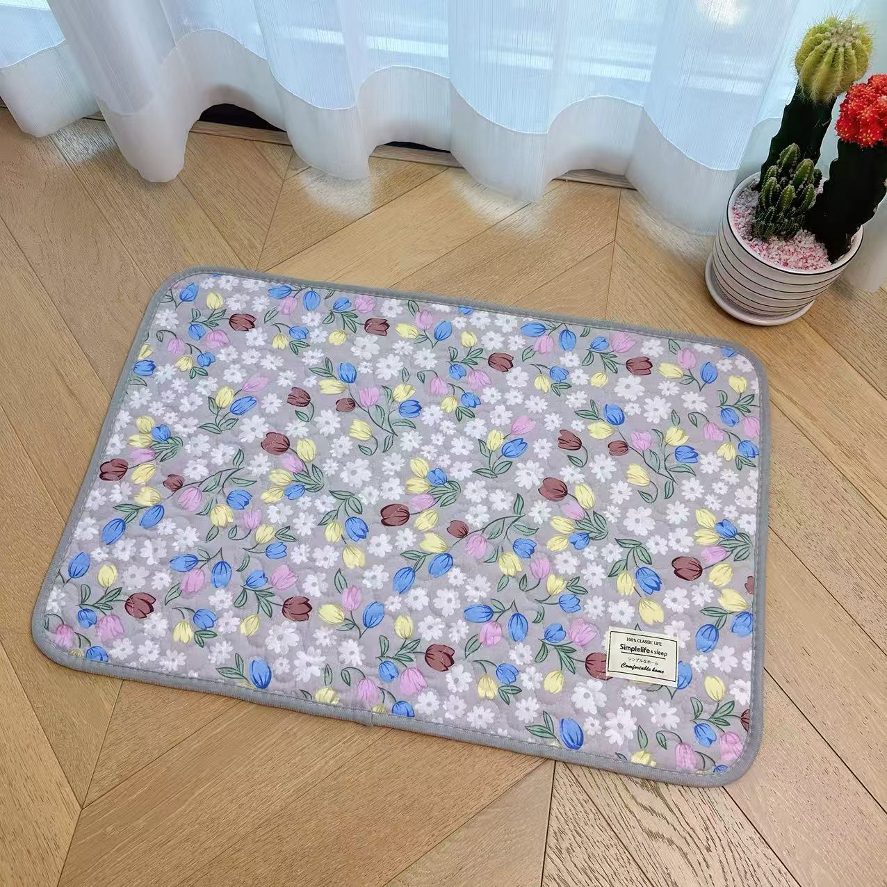 New style floor MATS, Korean-style pure cotton quilted carpet floor MATS, entrance door MATS, dust-proof floor MATS, waterproof and anti-slip pet MATS pic 11