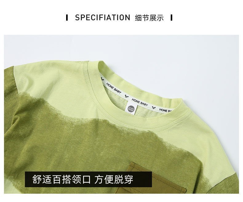 男童夏季短袖套装2024新款潮流韩版中小童薄款秋装潮酷男宝两件套详情21