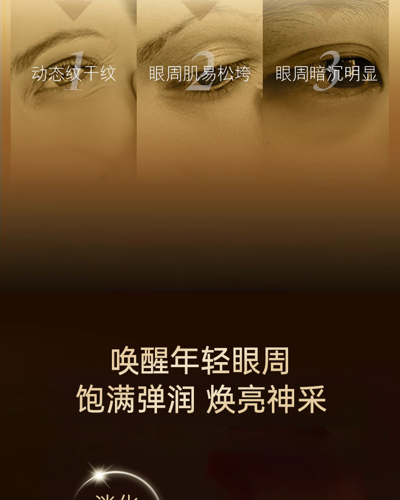 南京同仁堂紧致淡纹抗皱眼霜多肽抗皱面霜类蛇毒肽眼部护理膏正品详情3