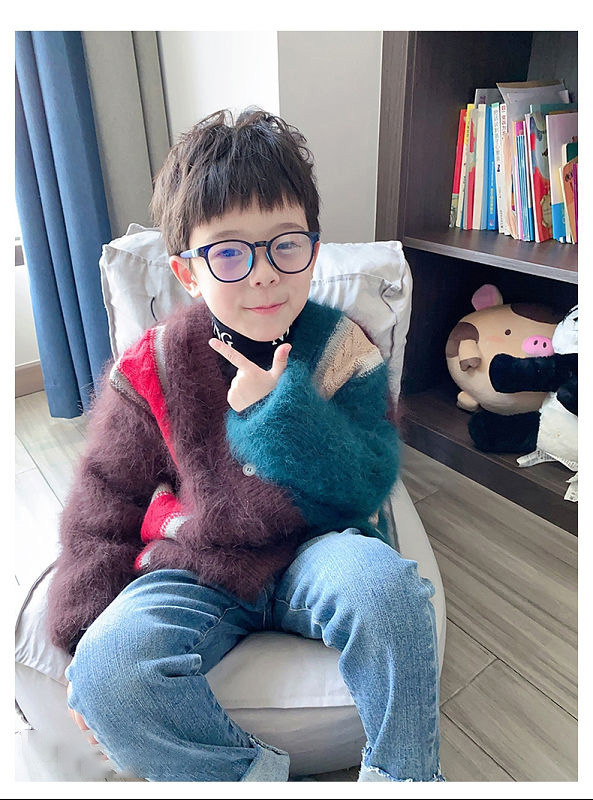 儿童硅胶TR90近视眼镜框架防蓝光护目平光镜男女学生弱视远视镜框详情22