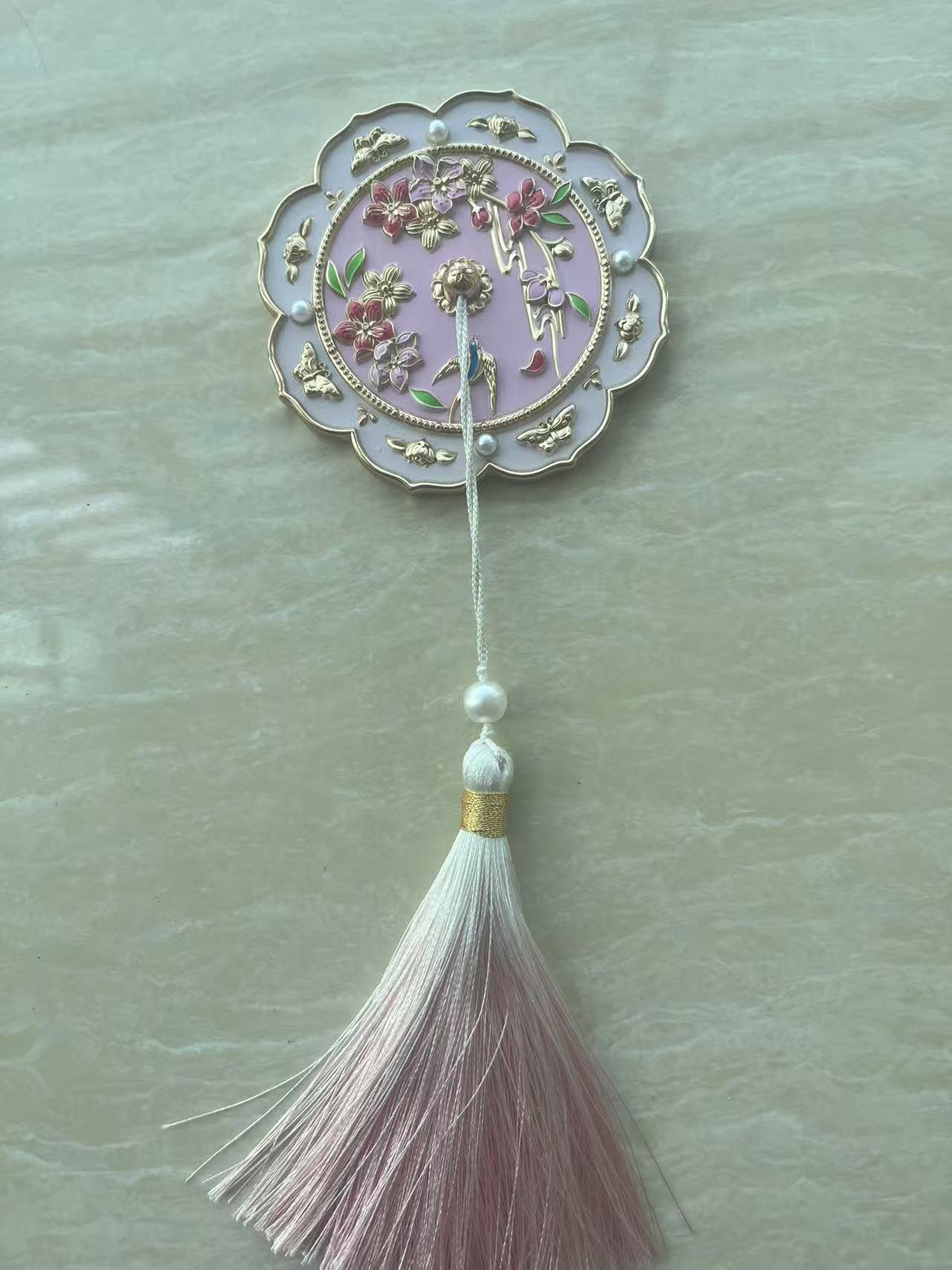 国潮网红金属冰箱贴化妆镜定制定做个性便携式复古中国风定做详情2