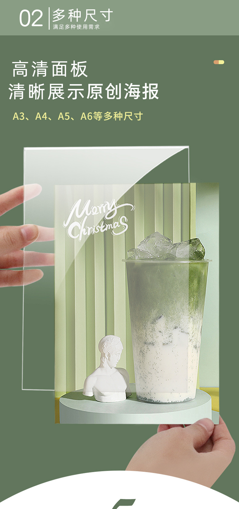 Cross-border A5 table number, A6 solid wood menu, wine table number, a4 beech wood menu display board, table sign, acrylic table card, Western restaurant dish introduction, seating arrangement, cafe price tag, booth, hotel table, dining table, sign, wooden display pic 5