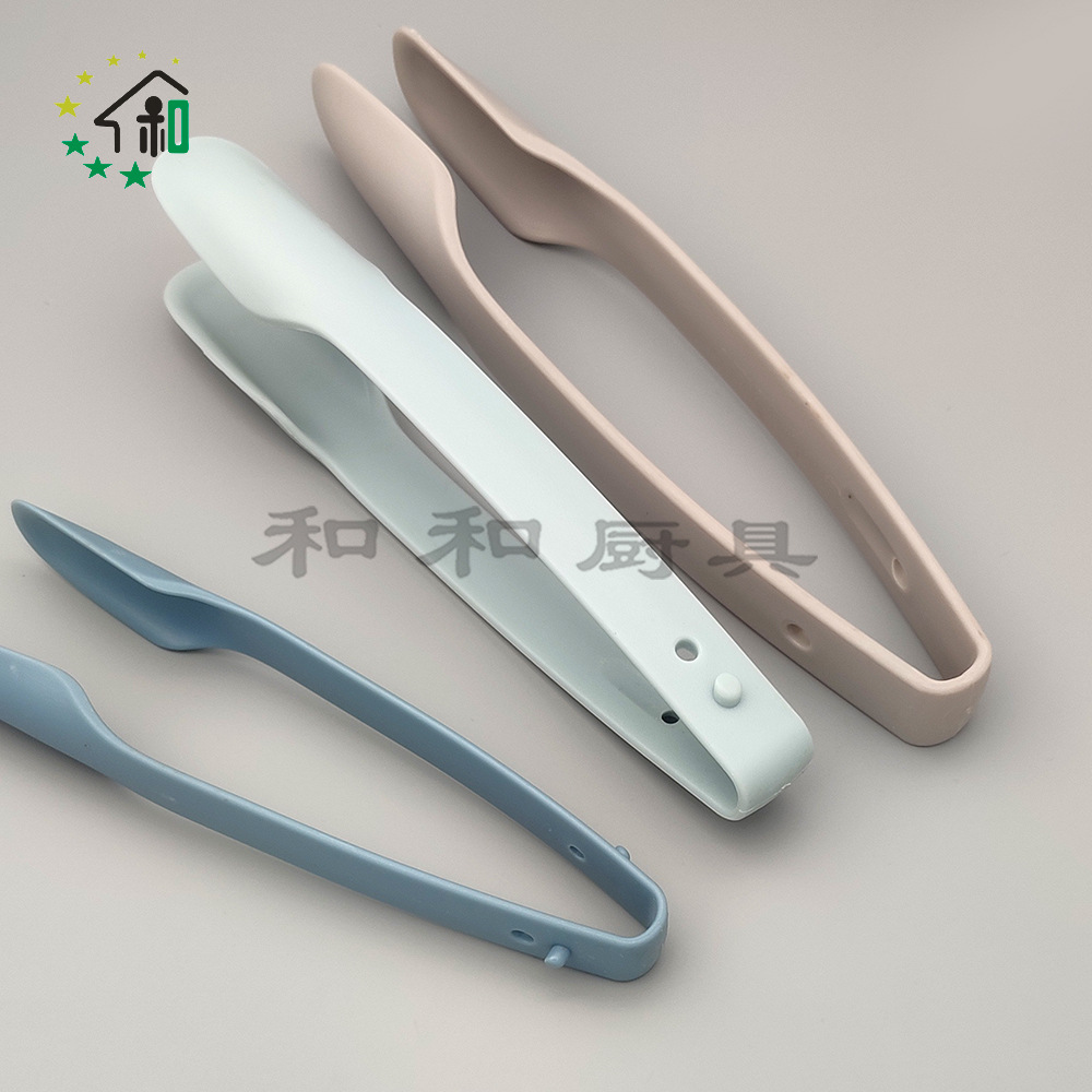 可折叠塑料食品夹三件套烤肉夹牛排烧烤夹烘焙面包夹子自助餐夹子详情8