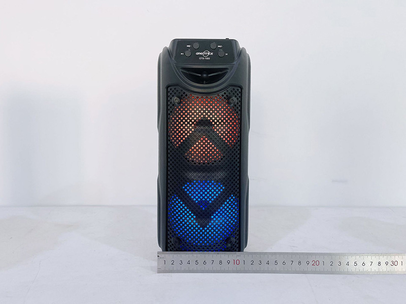 GTS-1550Temu Cross-border Special price outdoor portable Bluetooth speaker, wireless handheld color light high-volume speaker pic 2