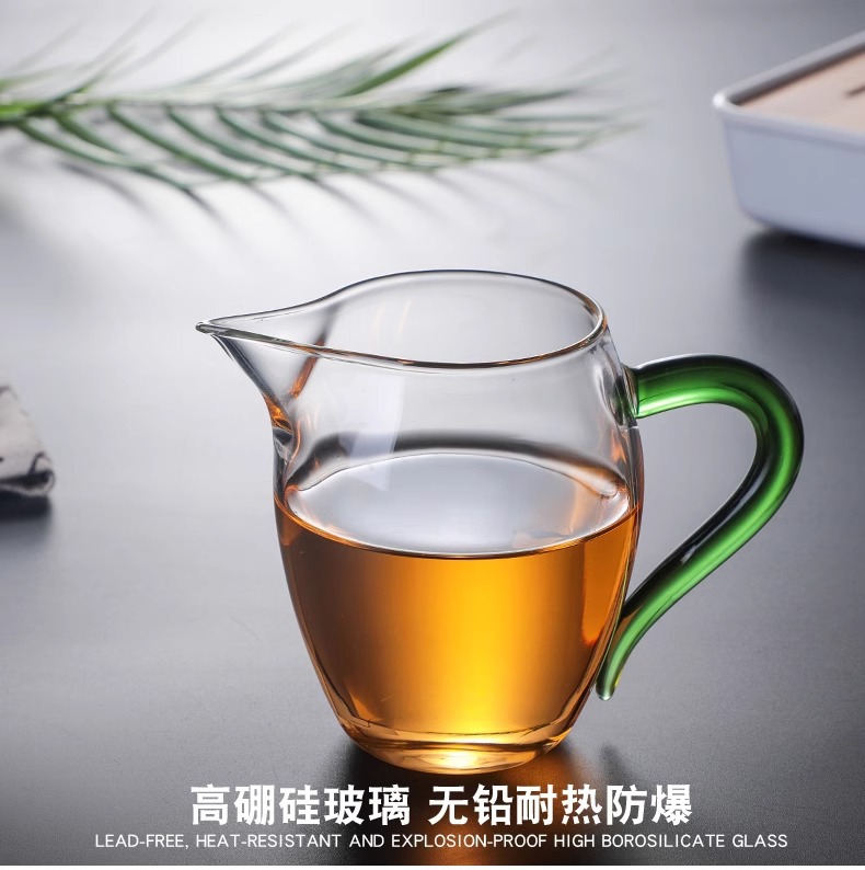 公道杯玻璃茶具分茶器带茶滤一体泡茶杯高端公杯茶海茶漏套装日式详情12