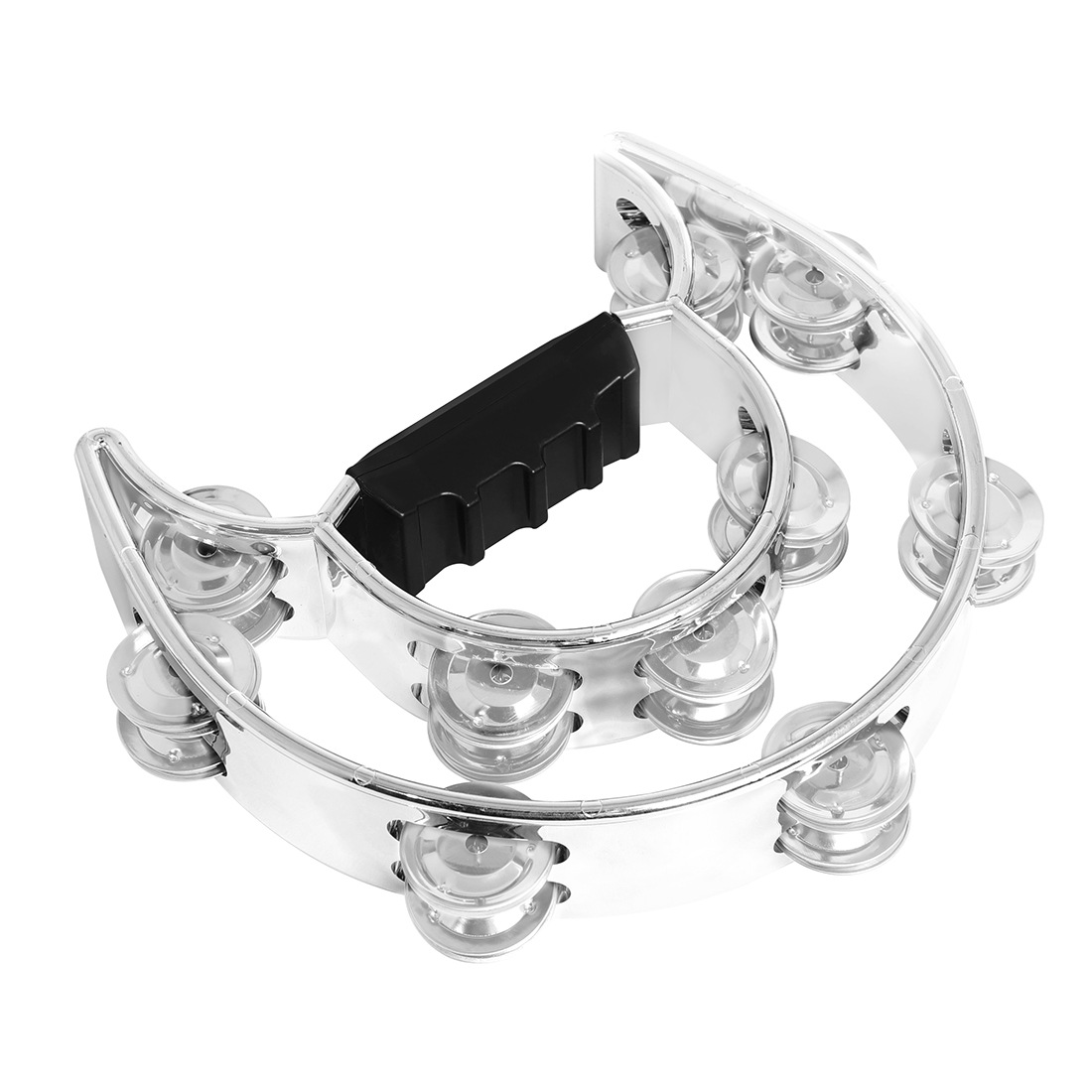 批发双层手摇铃乐队KTV娱乐专用手拍铃儿童早教电镀双排手摇铃鼓详情27