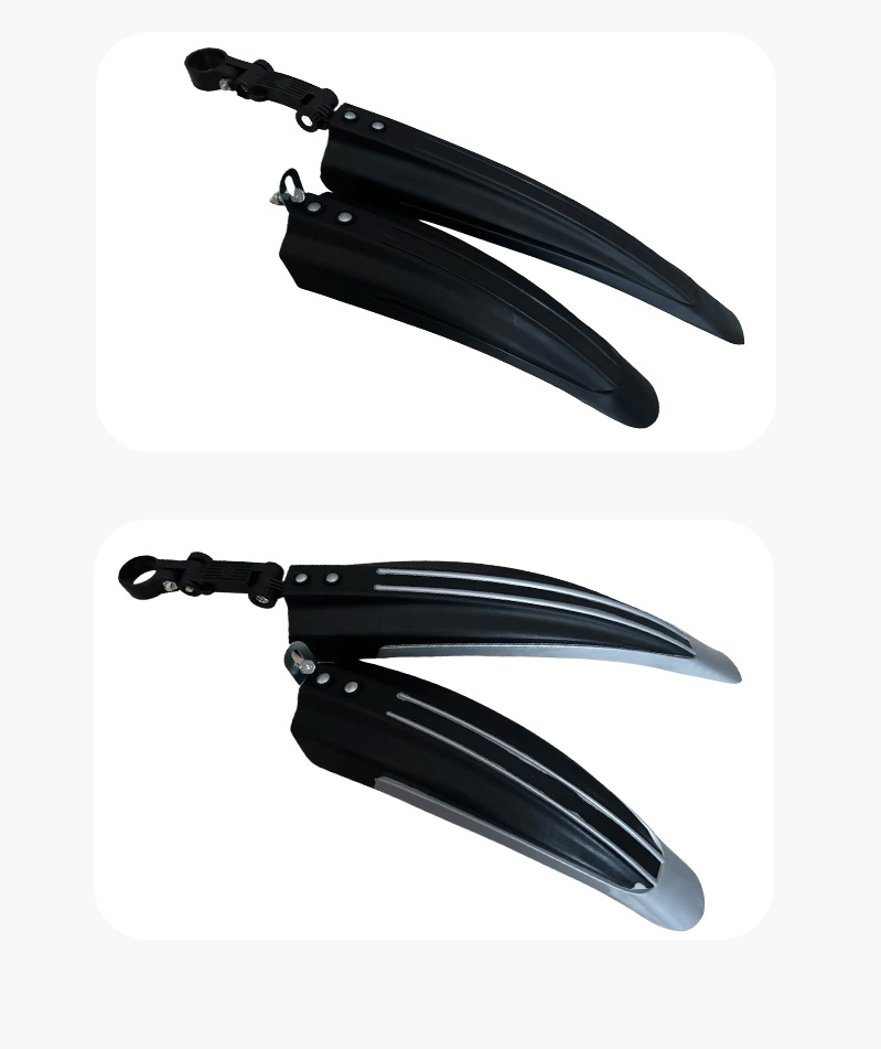 Bicycle mudguards, mountain bike two-color water barriers, bicycle road bike water barriers, mudguard tiles, bicycle accessories pic 13