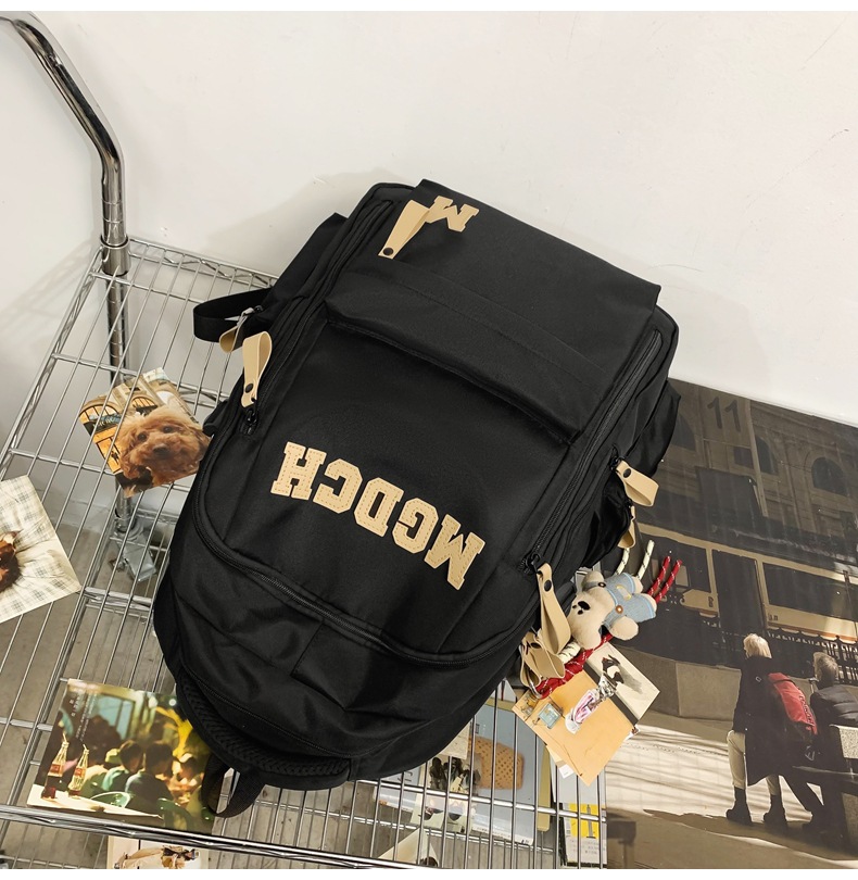 大容量多层书包初中生男女高中生双肩包减负护脊超轻便电脑背包详情38