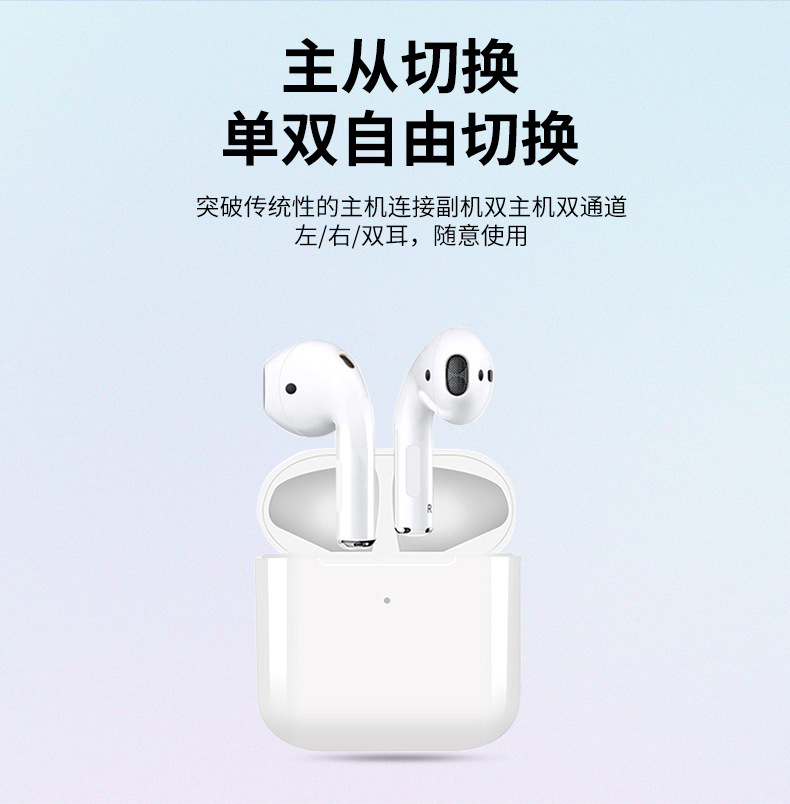 跨境私模入耳式无线耳机开盖自动配对 降噪运动TWS立体声蓝牙耳机详情4