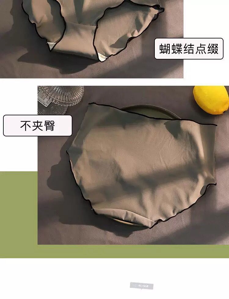 冰丝内裤女冷淡风少女中腰日系抗菌学生性感夏季超薄三角裤女批发详情5
