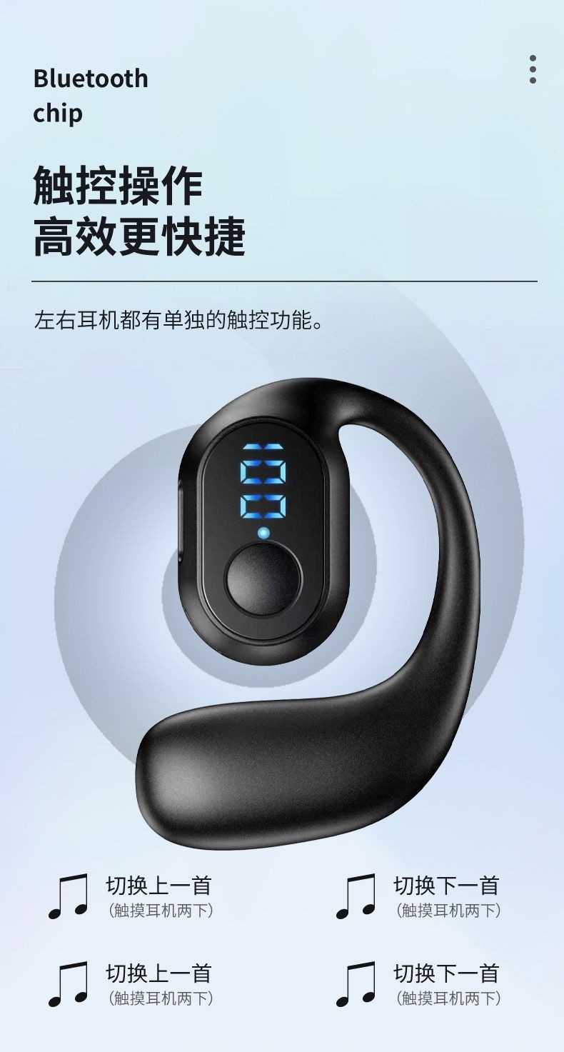 The new wireless Bluetooth headphones feature an over-ear Type-C interface and are compatible with headphones from Apple, Huawei, vivo, Xiaomi and oppo pic 6