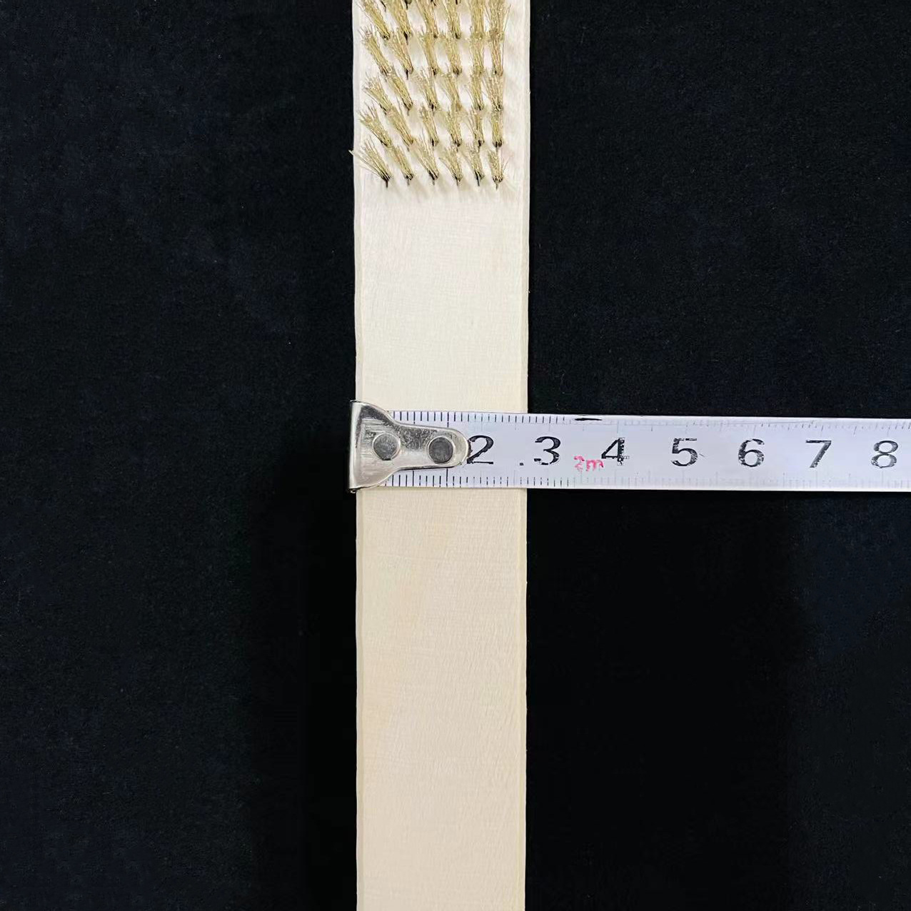 【 Zone 3-7 】 Wire brush 12/ box 360/ Small box of cultural and artistic steel wire brush, wooden handle rust removal and polishing steel brush, Diamond Bodhi walnut cleaning brush, copper brush, iron brush, sink pic 2