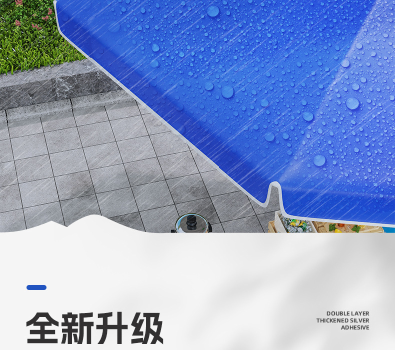 商用大号摆摊伞防晒折叠太阳伞户外遮阳长柄雨伞牛津布庭院详情9