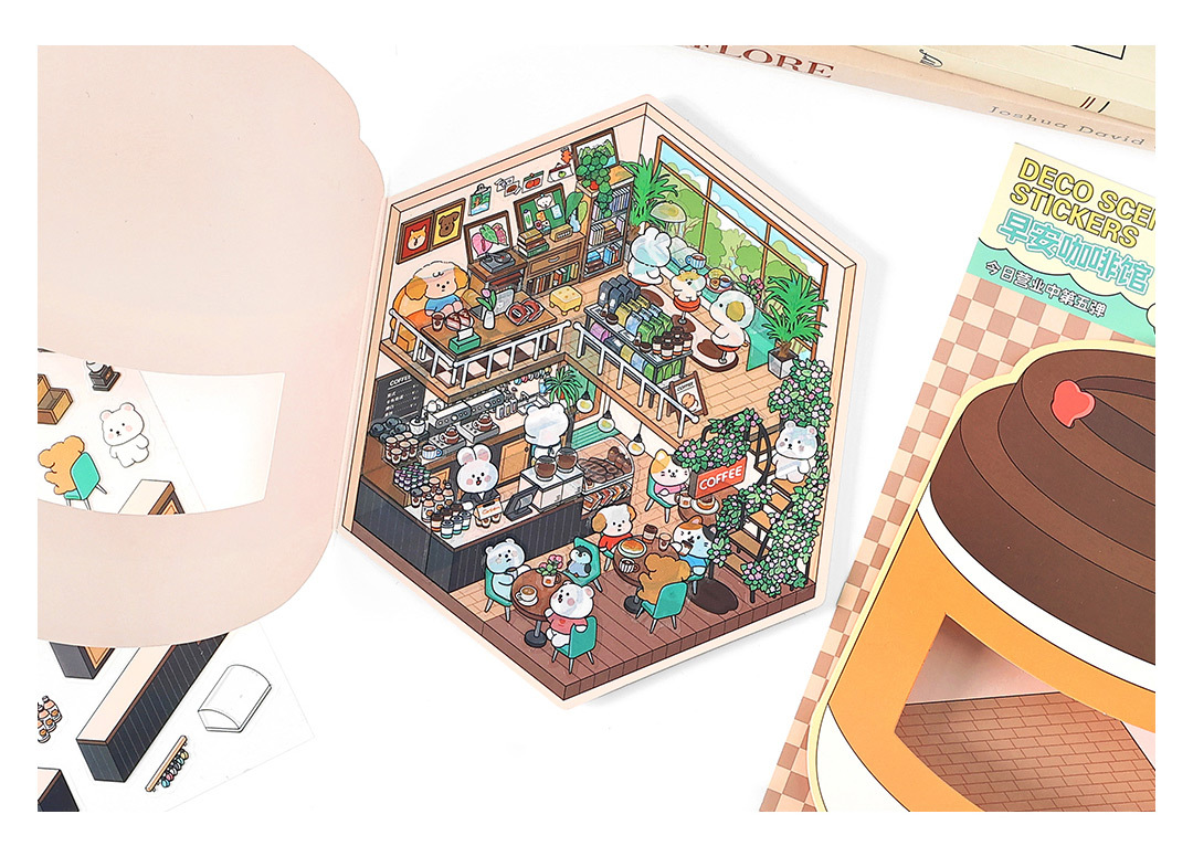 墨言infeelmePET造景贴纸 今日营业中第五弹 趣味DIY装饰造景贴纸详情14