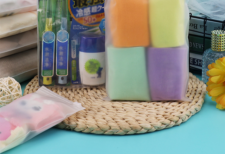 现货pe透明磨砂拉链袋批发塑料自封袋袜子衣服收纳定制服装包装袋详情26