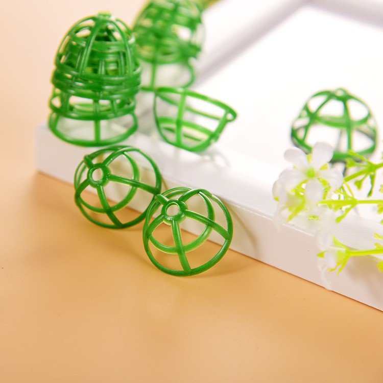 仿真花用塑料空碗配件小空碗2.5厘米花材制作材料厂家批发塑料包装容器详情2