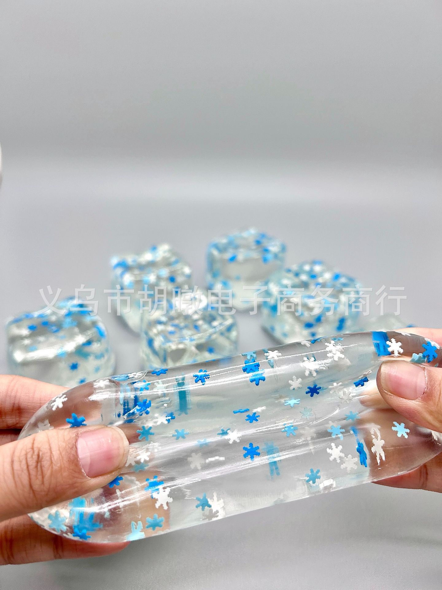 水立方方形雪花麦芽糖捏捏乐解压玩具慢回弹创意手捏大方块解压详情12