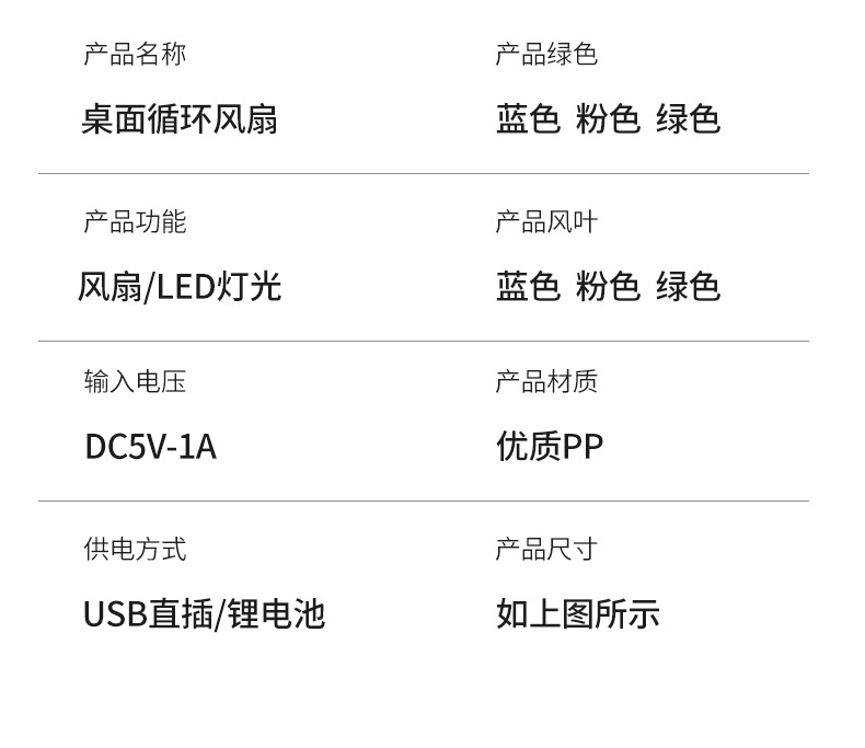 The new desktop folding fan is multi-functional with LED lights, supports a phone stand, usb charging and can be wall-mounted pic 14